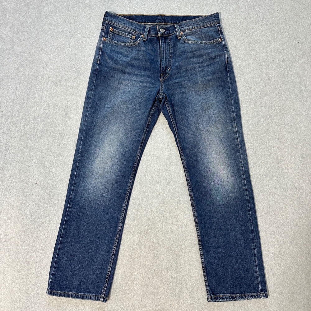 Levis 541 Athletic Taper Jeans Mens 34x30 Medium Wash Stretch Flex Denim